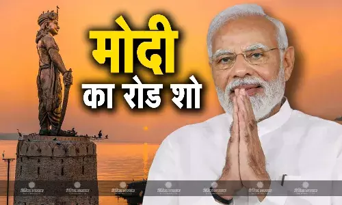 प्रधानमंत्री मोदी का भोपाल में रोड शो,भगवामय होगी झीलों की नगरी