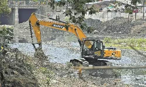 मानसून का काम सुस्त, 4 माह में 16.17 किमी क्षेत्र में नदी-नालों की सफाई