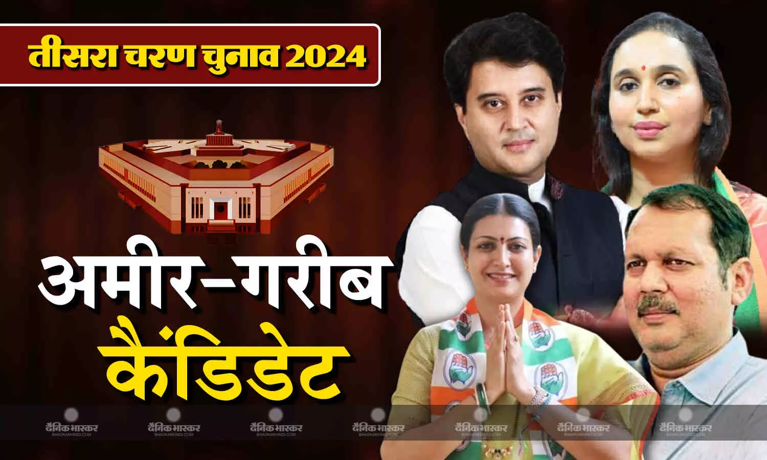 ज्योतिरादित्य सिंधिया से भी अमीर है तीसरे चरण की ये महिला प्रत्याशी, 1361 करोड़ की हैं मालकिन, सबसे गरीब के पास बस सौ रु. ज्योतिरादित्य सिंधिया से भी अमीर है तीसरे चरण की ये महिला प्रत्याशी, 1361 करोड़ की हैं मालकिन, सबसे गरीब के पास बस सौ रु.