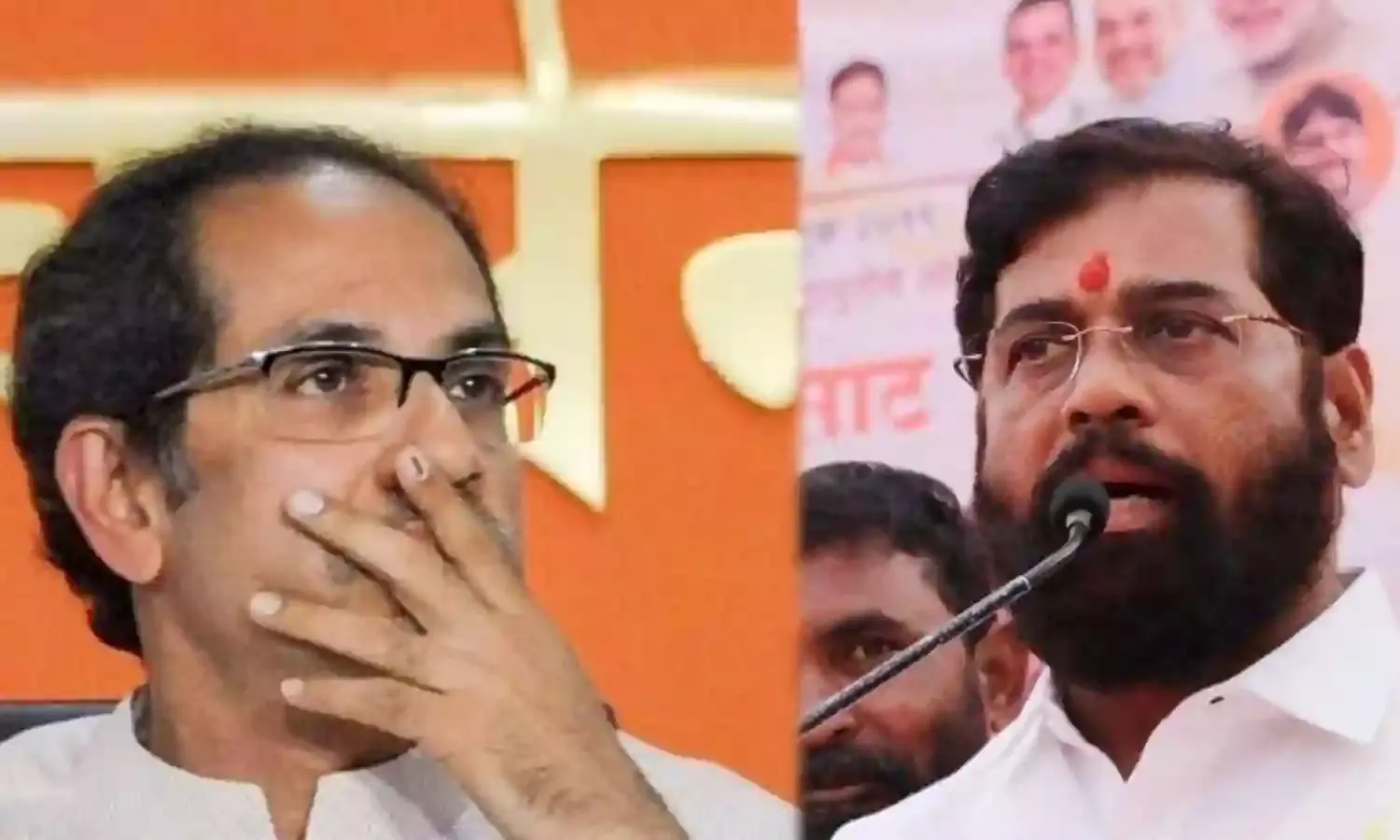 सीएम शिंदे का उद्धव पर निशाना, बोले - आयकर विभाग ने लखनऊ में किसी की 200 एकड़ जमीन जब्त की