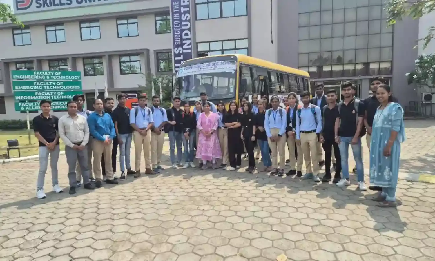 स्कोप ग्लोबल स्किल्स यूनिवर्सिटी के छात्रों का एनआईटीटीटीआर में औद्योगिक भ्रमण का आयोजन