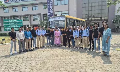 स्कोप ग्लोबल स्किल्स यूनिवर्सिटी के छात्रों का एनआईटीटीटीआर में औद्योगिक भ्रमण का आयोजन
