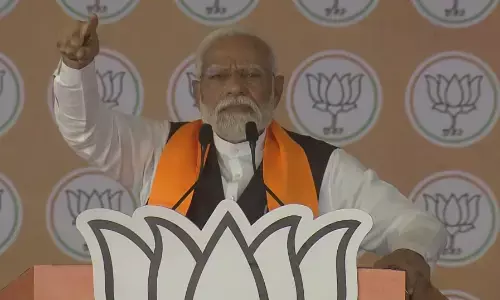 मोहब्बत की दुकान फेक फैक्ट्री है... पीएम मोदी इंडिया गठबंधन और कांग्रेस पर बरसे