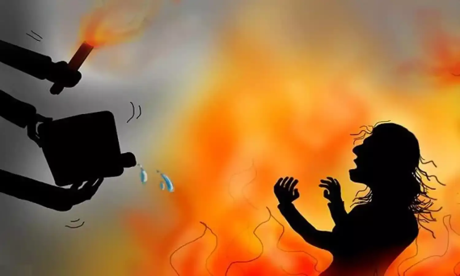 जादूटोना के शक में दो को जिन्दा जला डाला, हत्याकांड में मृत महिला का पति और बेटा भी शामिल