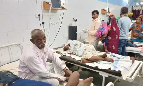 जुंगावानी टोल के समीप पलटी बोलेरो, 11 घायल