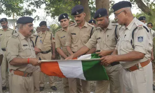 राजकीय सम्मान के साथ एएसआई महेंद्र बागरी को अंतिम विदाई