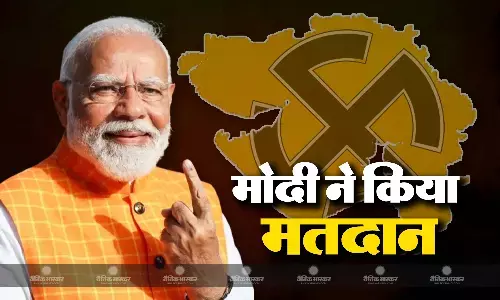 पीएम मोदी और गृहमंत्री शाह ने अहमदाबाद में डाला वोट, गुजरात में 25 संसदीय सीटों पर मतदान जारी