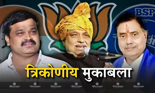 मुरैना- श्योपुर लोकसभा क्षेत्र में त्रिकोणीय मुकाबला,बीजेपी बीएसपी और कांग्रेस प्रत्याशियों को किया नजरबंद