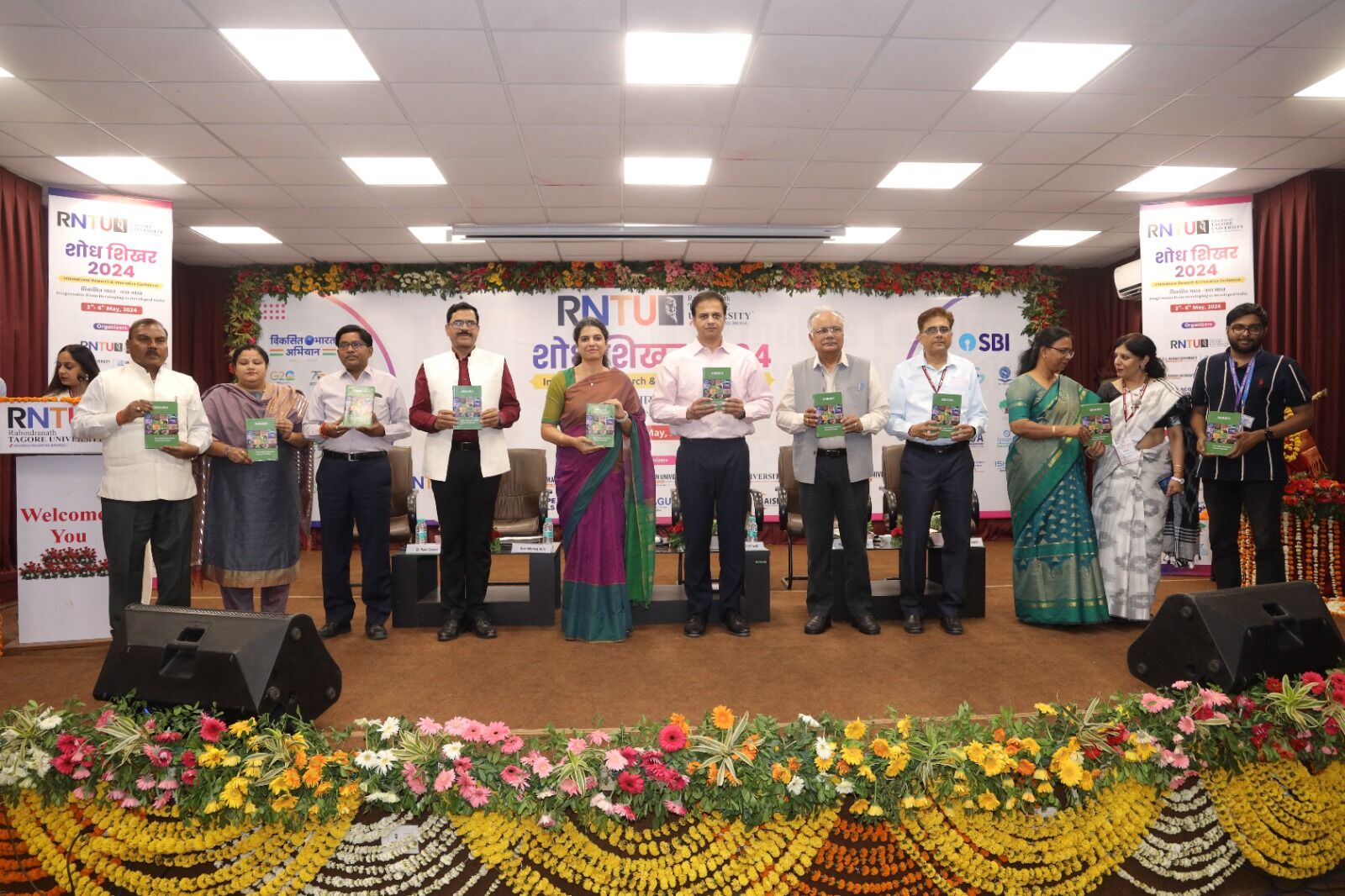 रबीन्द्रनाथ टैगोर विश्वविद्यालय में दो दिवसीय शोध शिखर 2024 का हुआ समापन