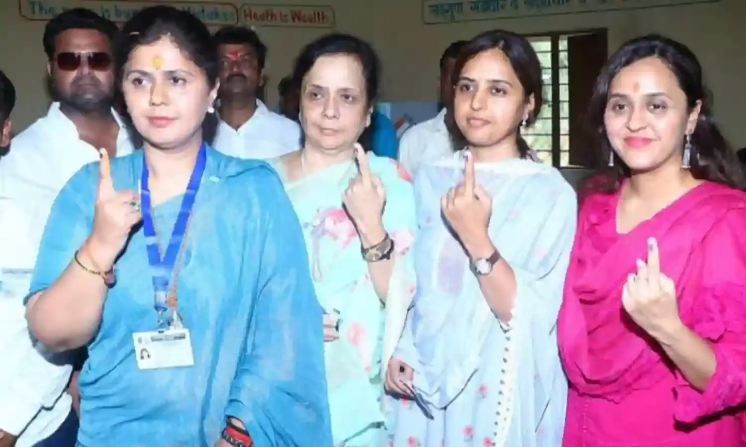 लोकसभा चुनाव में 68 प्रतिशत मतदान, केंद्रों में तैनात रहा पुलिस का कड़ा बंदोबस्त