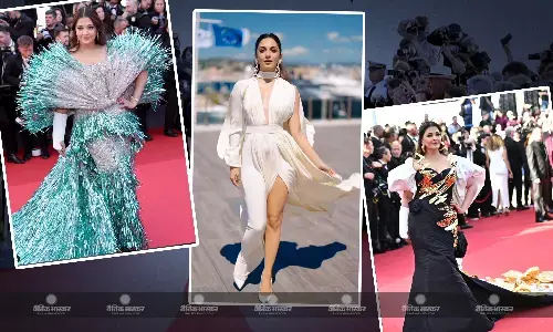 कान्स के रेड कार्पेट पर परी बन उतरी एश्वर्या राय बच्चन, कियारा ने खास अंदाज में किया कान्स डेब्यू, तस्वीरें वायरल