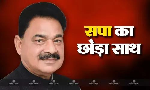 मुलायम सिंह यादव के करीबी रहे पूर्व मंत्री नारद राय ने सपा का साथ  छोड़ने और बीजेपी में शामिल होने का किया ऐलान