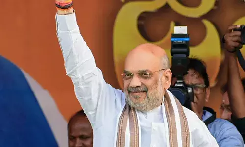 एग्जिट पोल डिबेट से दूरी बनाने पर अमित शाह ने कांग्रेस पर साधा निशाना, बोले- बीजेपी बहुमत में...