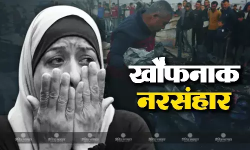 गाजा पट्टी के शिविरों में इजरायल के हमले पर हमले , भयानक नरसंहार