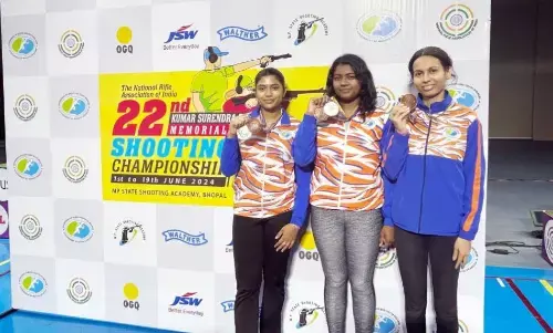 22वीं सुरेन्द्र सिंह मेमोरियल शूटिंग चौम्पियनशिप में मध्यप्रदेश के खिलाड़ियों ने जीते 03 पदक, खेल मंत्री विश्वास कैलाश सारंग ने दी बधाई