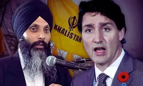 G7 में पीएम मोदी से मुलाकात के बाद ट्रूडो ने कही थी शांति की बात, अब कनाडा के संसद में रखा गया खालिस्तानी आतंकी निज्जर के लिए मौन G7 में पीएम मोदी से मुलाकात के बाद ट्रूडो ने कही थी शांति की बात, अब कनाडा के संसद में रखा गया खालिस्तानी आतंकी निज्जर के लिए मौन