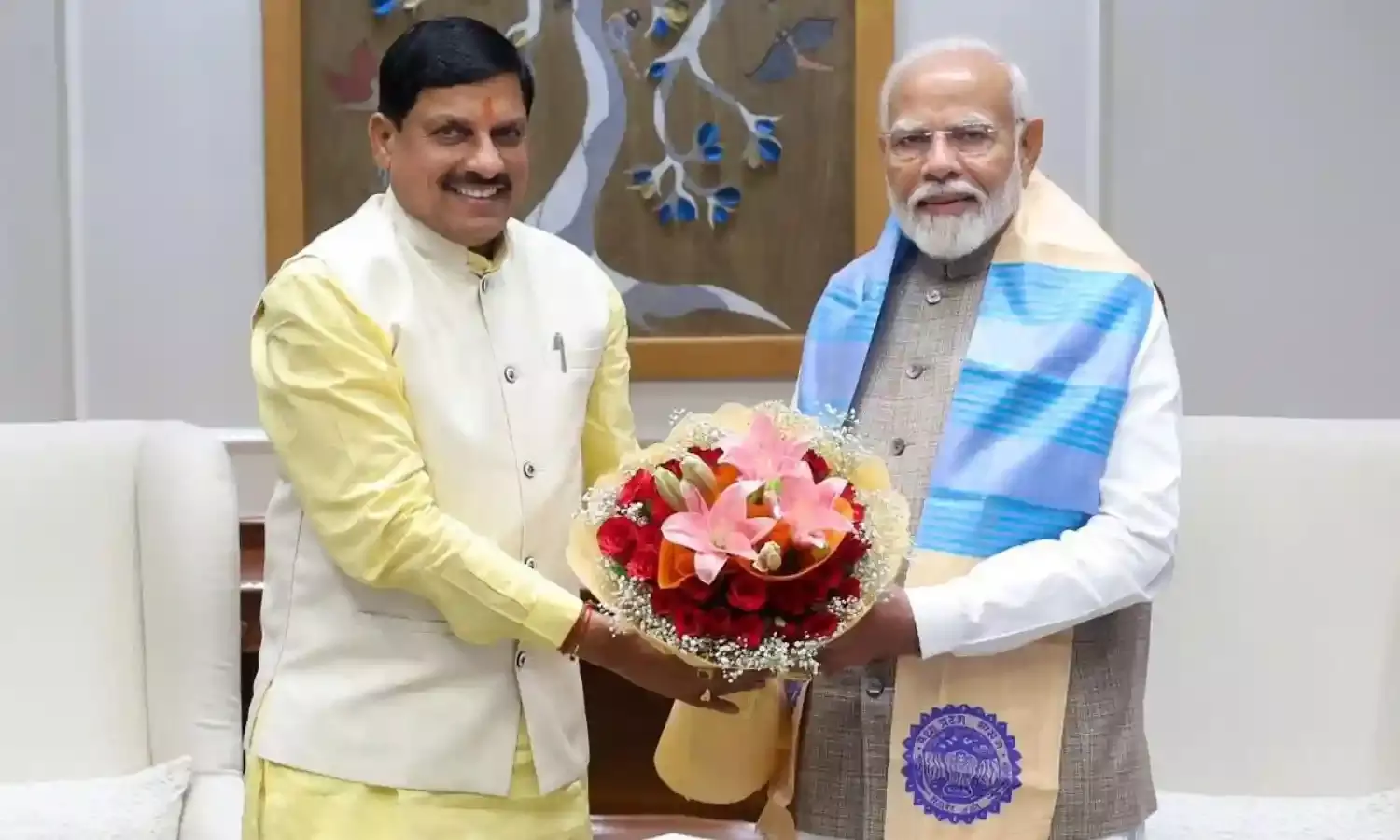 प्रधानमंत्री नरेंद्र मोदी से मुख्यमंत्री मोहन यादव ने की मुलाकात