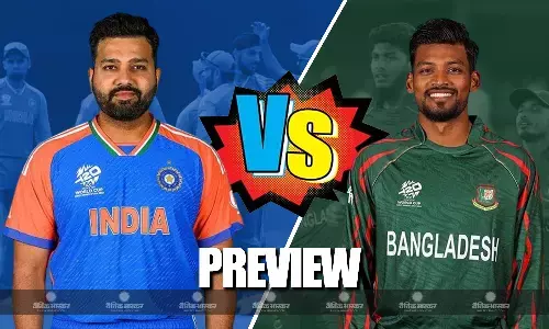 एंटीगुआ के मैदान पर भारत के सामने बांग्लादेश की चुनौती, जानिए दोनों टीमों का हेड-टू-हेड रिकॉर्ड और पॉसिबल प्लेइंग-11 एंटीगुआ के मैदान पर भारत के सामने बांग्लादेश की चुनौती, जानिए दोनों टीमों का हेड-टू-हेड रिकॉर्ड और पॉसिबल प्लेइंग-11