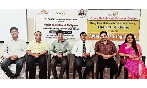 बुटीबोरी के ग्रेस रिहैब एंड वेलनेस सेंटर में अंतरराष्ट्रीय नशामुक्ति दिवस का आयोजन