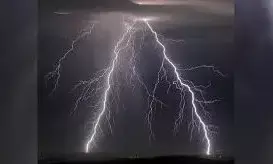 आकाशीय बिजली की चपेट में आए दो लोगों की मौत