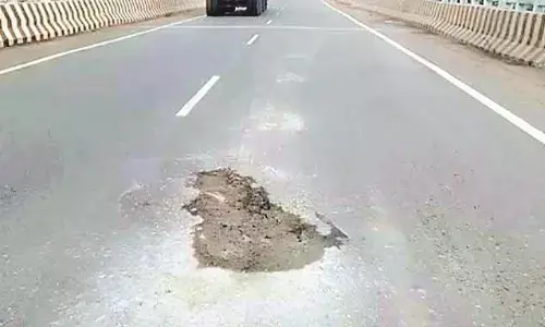 वैनगंगा नदी के नवनिर्मित पुल पर पड़ गया गड्‌ढा, विधानसभा में गूंजा बाघ नदी के जर्जर पुल का मुद्दा