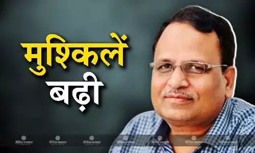 आप नेता सत्येंद्र जैन की फिर बढ़ी मुश्किलें, 7 करोड़ रुपये रिश्वत लेने का लगा आरोप, एलजी ने दी जांच की परमिशन