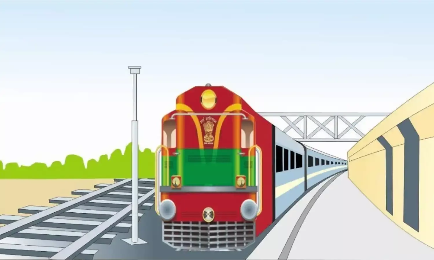 चलती ट्रेन में लहराया चाकू, दहशत में आए यात्री, ढाई घंटे लेट हुई ट्रेन