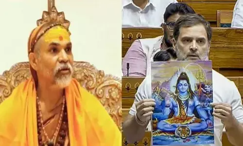 राहुल गांधी के हिंदू वाले बयान पर समर्थन में आए अविमुक्तेश्वरानंद, बोले- फेक वीडियो फैलाने वाले को मिले सजा राहुल गांधी के हिंदू वाले बयान पर समर्थन में आए अविमुक्तेश्वरानंद, बोले- फेक वीडियो फैलाने वाले को मिले सजा