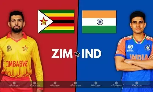 चौथे टी-20 में भारत की धमाकेदार जीत, जिम्बाब्वे को 10 विकेट से रौंदकर सीरीज पर जमाया कब्जा चौथे टी-20 में भारत की धमाकेदार जीत, जिम्बाब्वे को 10 विकेट से रौंदकर सीरीज पर जमाया कब्जा