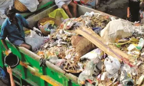 नियम कानून ताक पर रख बिना त्रिपाल ढंके दौड़ा रहे कचरा गाड़ियां, बीमारियों को दावत