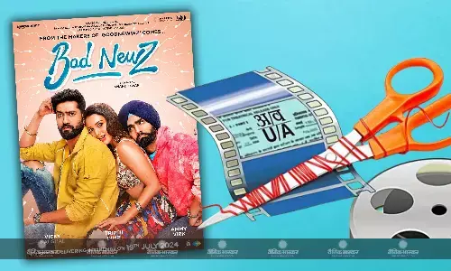 रिलीज से पहले विक्की-तृप्ति की फिल्म बैड न्यूज पर चली सेंसर बोर्ड की केंची, इंटीमेट सीन्स हटा कर दिया ये सर्टिफिकेट रिलीज से पहले विक्की-तृप्ति की फिल्म बैड न्यूज पर चली सेंसर बोर्ड की केंची, इंटीमेट सीन्स हटा कर दिया ये सर्टिफिकेट