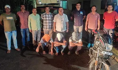 तार चुरानेवाले तीन शातिर चोर गिरफ्तार , पुलिस ने लाखों का माल किया जब्त