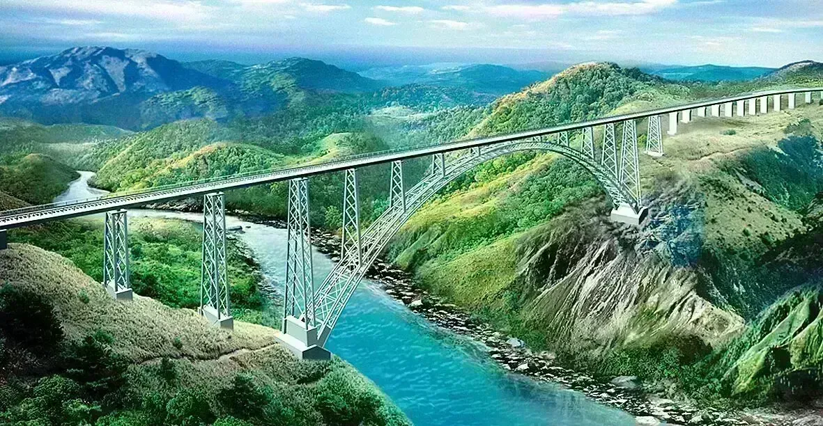 चिनाब ब्रिज पर 15 अगस्त को पहली ट्रेन चलेगी, दुनिया का सबसे ऊंचा है आर्च ब्रिज चिनाब ब्रिज पर 15 अगस्त को पहली ट्रेन चलेगी, दुनिया का सबसे ऊंचा है आर्च ब्रिज