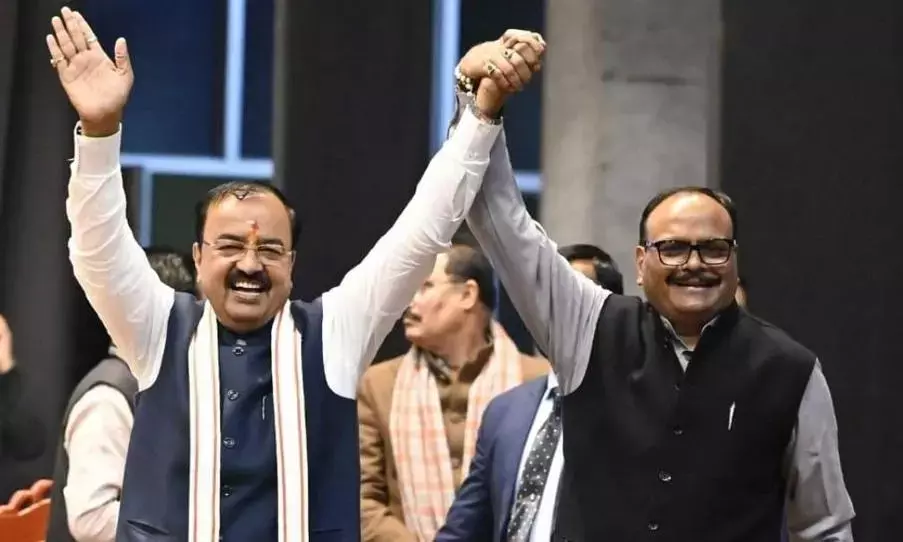 केशव प्रसाद मौर्य और बृजेश पाठक की डिप्टी सीएम पद से होगी छुट्टी, सपा नेता ने किया बड़ा दावा