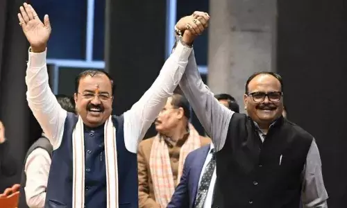 केशव प्रसाद मौर्य और बृजेश पाठक की डिप्टी सीएम पद से होगी छुट्टी, सपा नेता ने किया बड़ा दावा केशव प्रसाद मौर्य और बृजेश पाठक की डिप्टी सीएम पद से होगी छुट्टी, सपा नेता ने किया बड़ा दावा