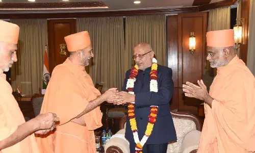 सी.पी. राधाकृष्णन को राज्यपाल बनने पर बीएपीएस संस्था ने दी बधाई, सफल कार्यकाल की कामना सी.पी. राधाकृष्णन को राज्यपाल बनने पर बीएपीएस संस्था ने दी बधाई, सफल कार्यकाल की कामना