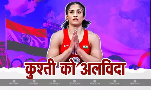 विनेश फोगाट ने कुश्ती को कहा अलविदा, पहलवान बजरंग पूनिया का आया बड़ा बयान, बोले- उसे हराया गया है
