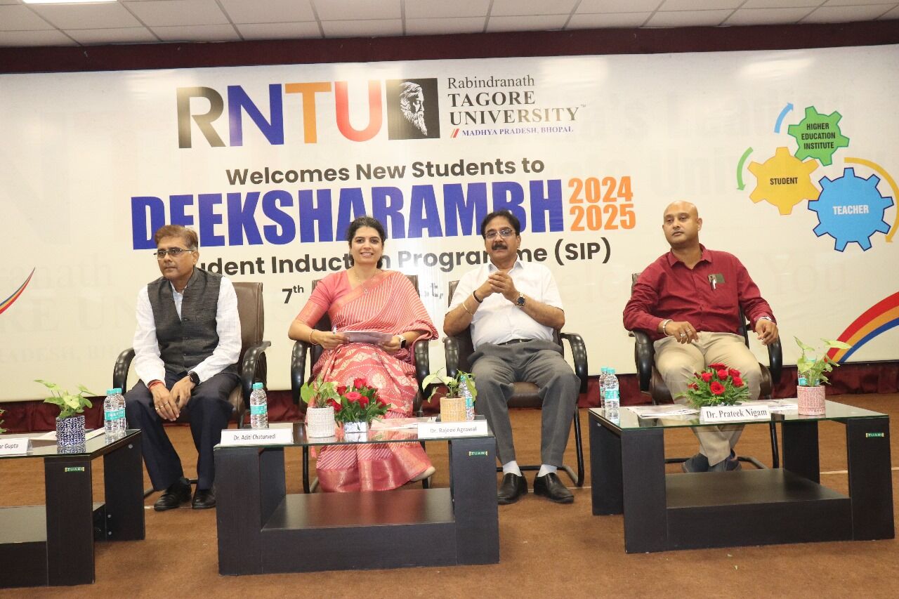 रबीन्द्रनाथ टैगोर विश्वविद्यालय में दीक्षारंभ हुआ संपन्न