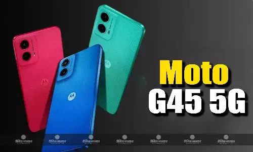 Moto G45 5G भारत में 5,000mAh की बैटरी के साथ हुआ लॉन्च, जानिए कीमत और स्पेसिफिकेशन Moto G45 5G भारत में 5,000mAh की बैटरी के साथ हुआ लॉन्च, जानिए कीमत और स्पेसिफिकेशन