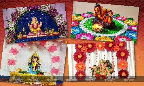 घर पर कर रहे हैं गणपति बप्पा की स्थापना, तो इस तरह सजाएं गणेश जी का मंदिर