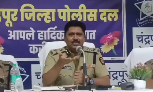 आईजी ने माना कि चंद्रपुर में तेजी से बढ़ रहे अपराध,  लाई जाएगी 2 प्लस योजना