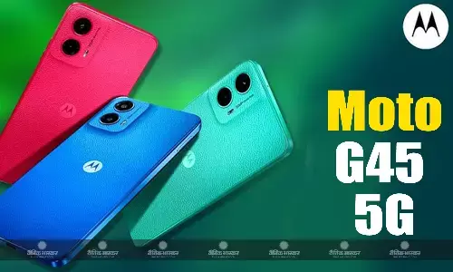 Moto G45 5G की पहली सेल आज, जानिए कीमत, ऑफर और स्पेसिफिकेशन Moto G45 5G की पहली सेल आज, जानिए कीमत, ऑफर और स्पेसिफिकेशन