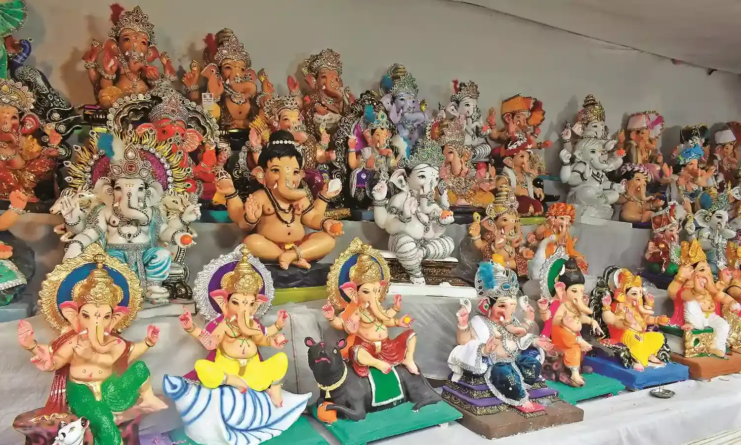 पीओपी मूर्तियां को लेकर बस नाममात्र ही कार्रवाई, हो रही खानापूर्ति साबित