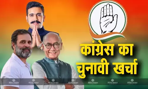 लोकसभा चुनाव 2024 में कांग्रेस ने खर्च का ब्यौरा चुनाव आयोग को दिया, पार्टी ने राहुल गांधी को 1.40 करोड़ तो दिग्विजय को 50 लाख दिए लोकसभा चुनाव 2024 में कांग्रेस ने खर्च का ब्यौरा चुनाव आयोग को दिया, पार्टी ने राहुल गांधी को 1.40 करोड़ तो दिग्विजय को 50 लाख दिए