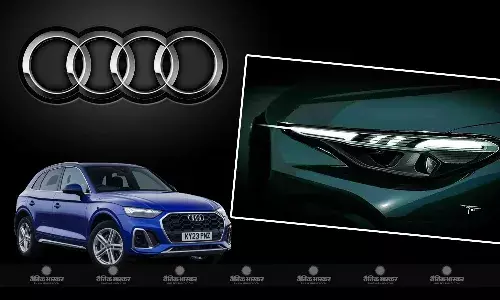 2024 Audi Q5 की हेडलाइट डिजाइन का टीजर जारी, 2 सितंबर को होगी लॉन्च
