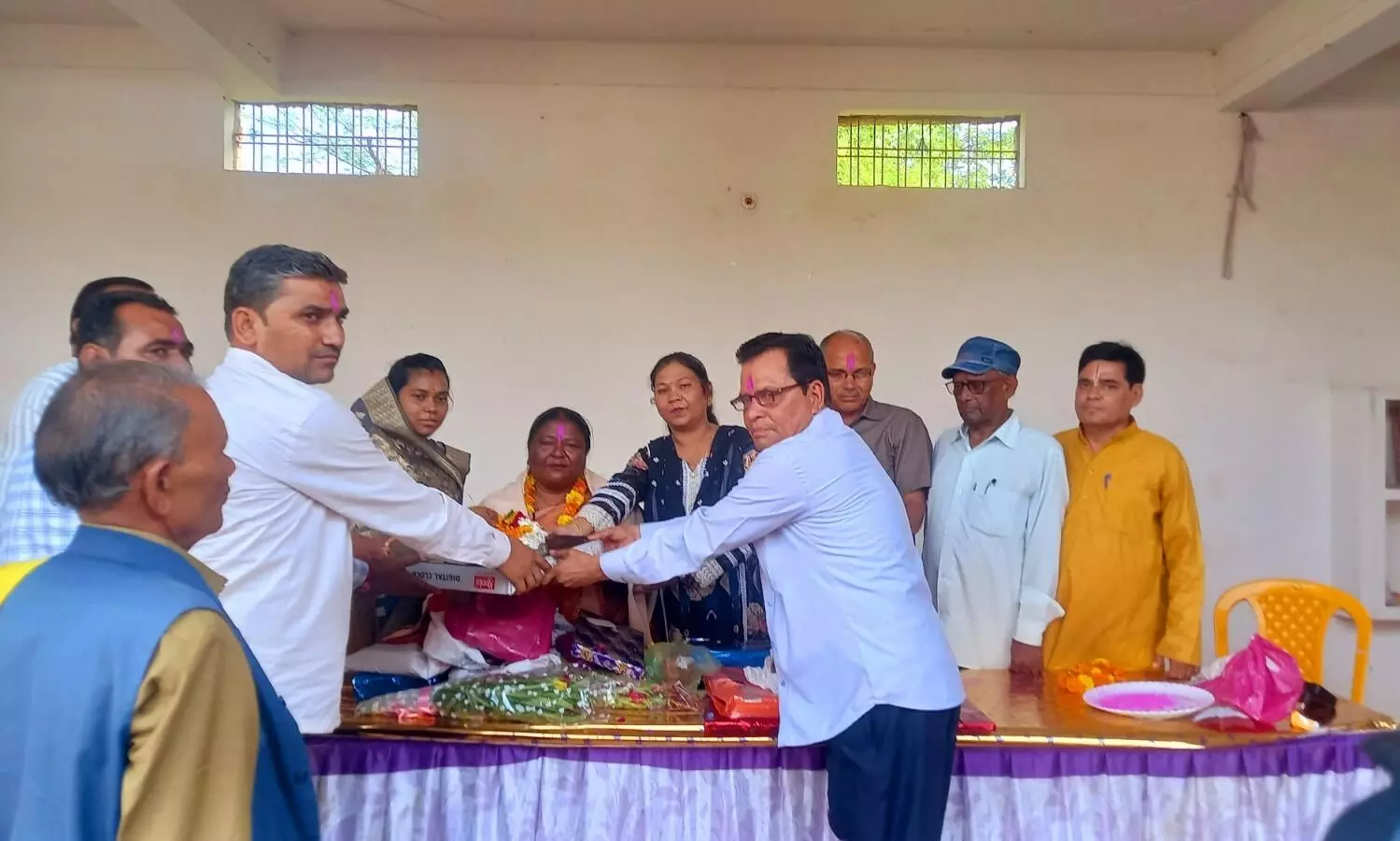 छात्रावास अधीक्षिका जगत बाई के सेवानिवृत्त होने पर दी विदाई छात्रावास अधीक्षिका जगत बाई के सेवानिवृत्त होने पर दी विदाई