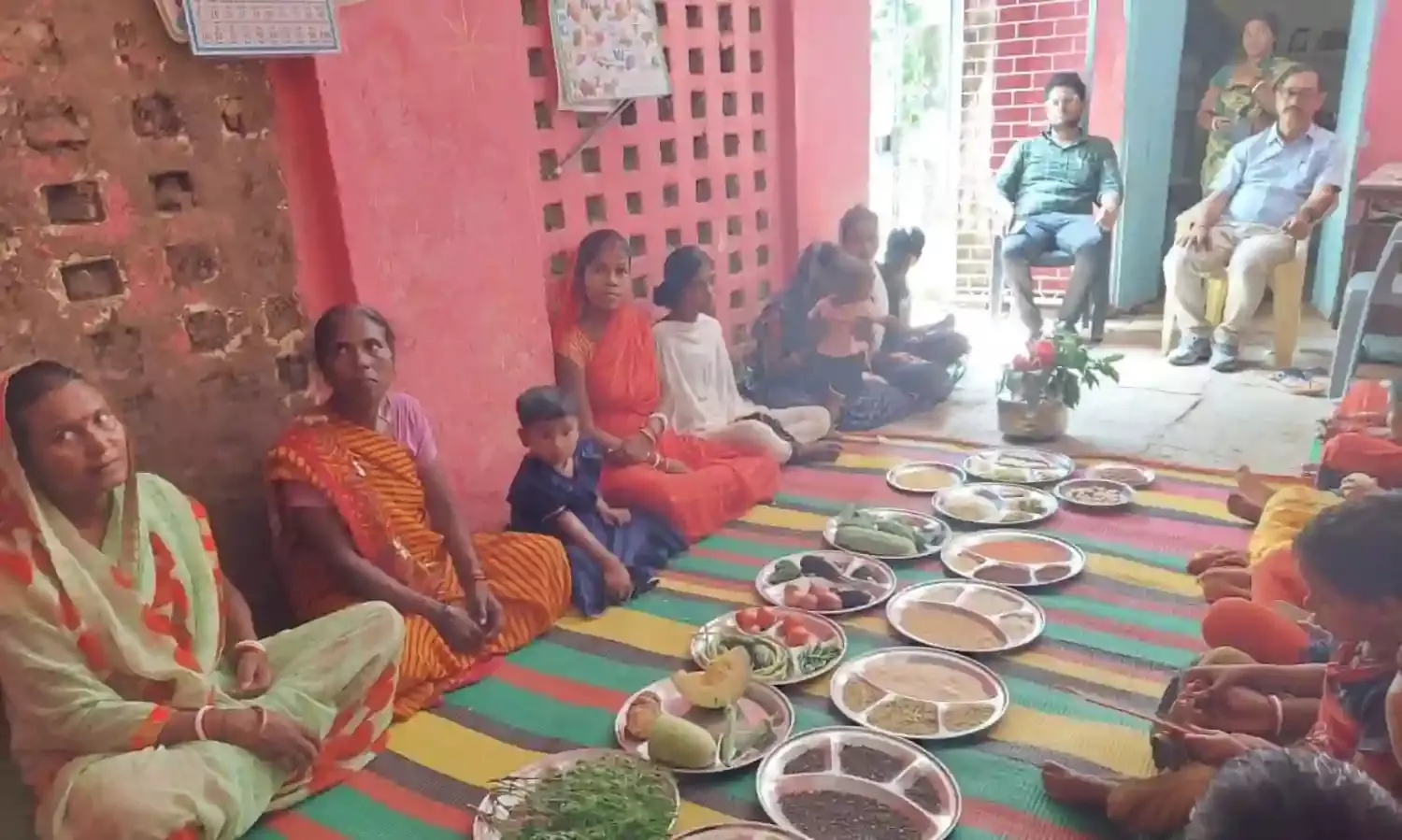 राष्ट्रीय पोषण माह में लगाई पौष्टिक आहार व्यंजन प्रदर्शनी