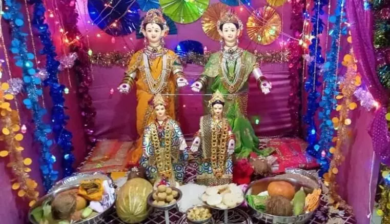 बीड जिले में मंगलवार को होगा ज्येष्ठा गौरी का आगमन बीड जिले में मंगलवार को होगा ज्येष्ठा गौरी का आगमन