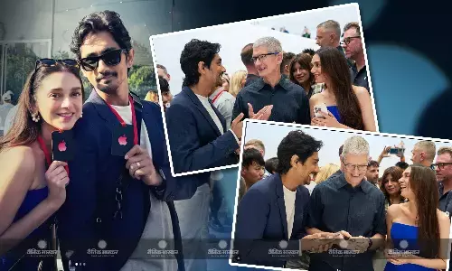 अदिति राव हैदरी और सिद्धार्थ ने कैलिफोर्निया में एप्पल इवेंट में टिम कुक से की मुलाकात, सोशल मीडिया पर तस्वीरें की शेयर