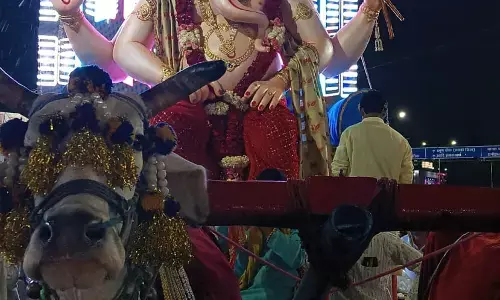 अनंत चतुर्दशी पर दी विघ्नहर्ता को विदाई, गणपति बप्पा मोरिया के गूँजे जयकारे